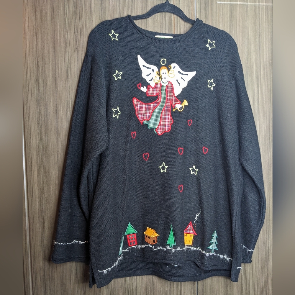 Quacker Factory Angel Sweater, 1X